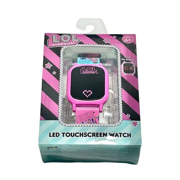 New MGA Entertainment girls Child L.O.L. Surprise Touch Screen LED Watch pink - Picture 1 of 4